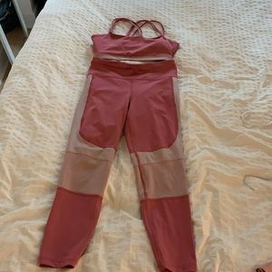 Pink workout set